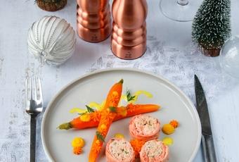 Ballottines de saumon