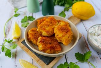 Croquettes de loup de mer au panko maison