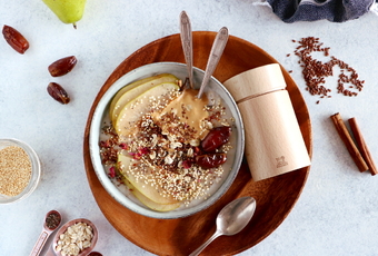 Healthy morning porridge