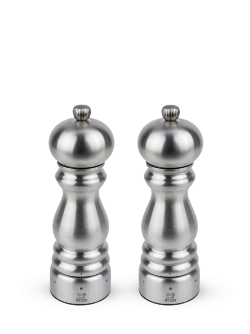 Paris chef Set of u'select manual salt and pepper mills,stainless