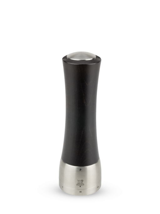 Madras Manual pepper mill in chocolate-coloured wood and stainless