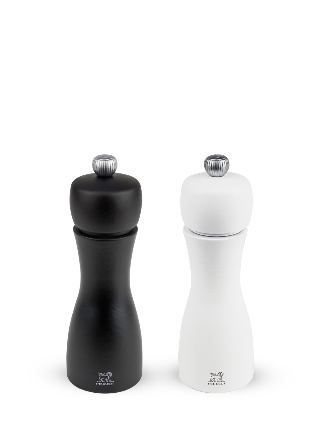 Tahiti Manual salt and pepper mill duo, beech wood, black and